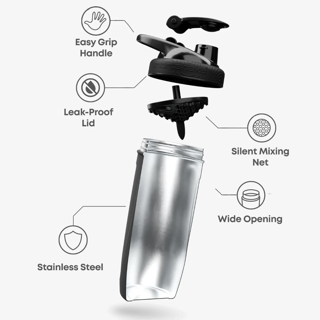 BASED Steel Shaker | 900ml Black